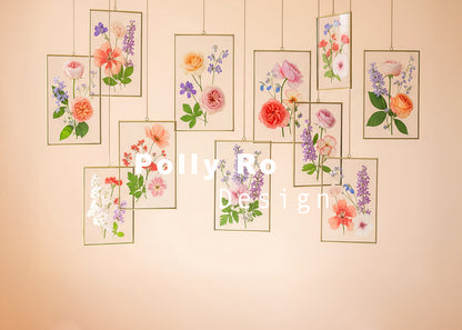 Avezano Hanging Floral Frame Photography Backdrop Designed By Polly Ro Design