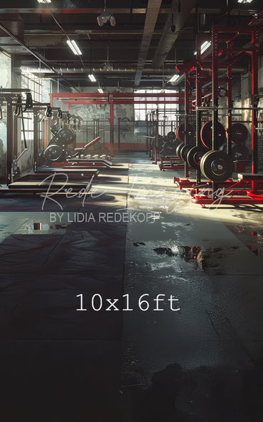 Avezano Industrial Gym Equipment Theme Photography Backdrop Designed By Lidia Redekopp