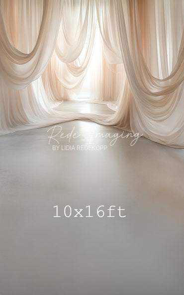 Avezano Beige Sheer Curtain Bright Studio Photography Backdrop Designed By Lidia Redekopp