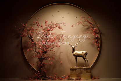 Toile de fond pour photographie de pailles et d'œufs de Pâques d'Avezano conçue par Polly Ro Design