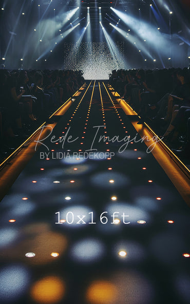 Avezano Runway Stage Spotlight Audience Photography Backdrop Designed By Lidia Redekopp