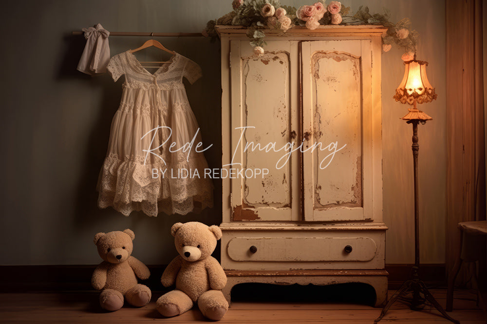 Toile de fond pour photographie de pailles et d'œufs de Pâques d'Avezano conçue par Polly Ro Design