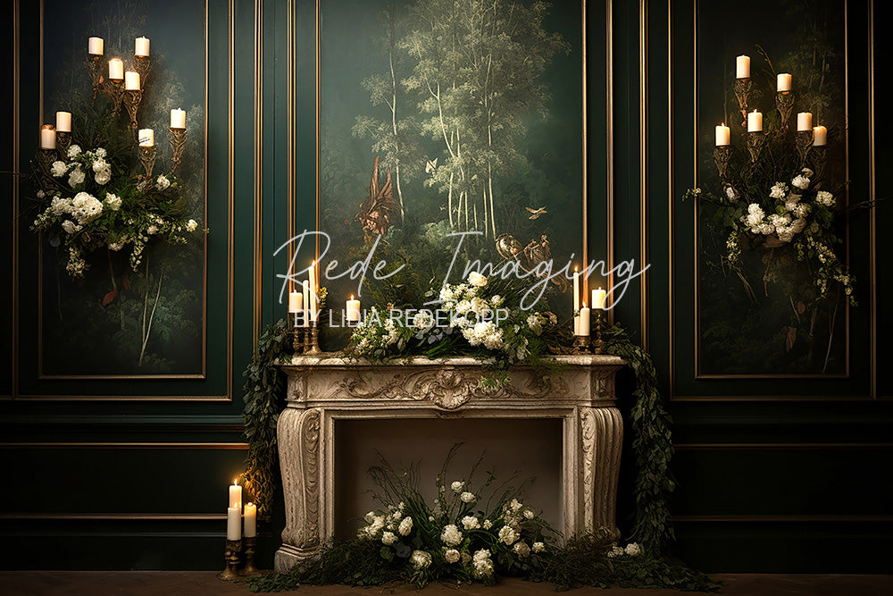 Toile de fond pour photographie de pailles et d'œufs de Pâques d'Avezano conçue par Polly Ro Design