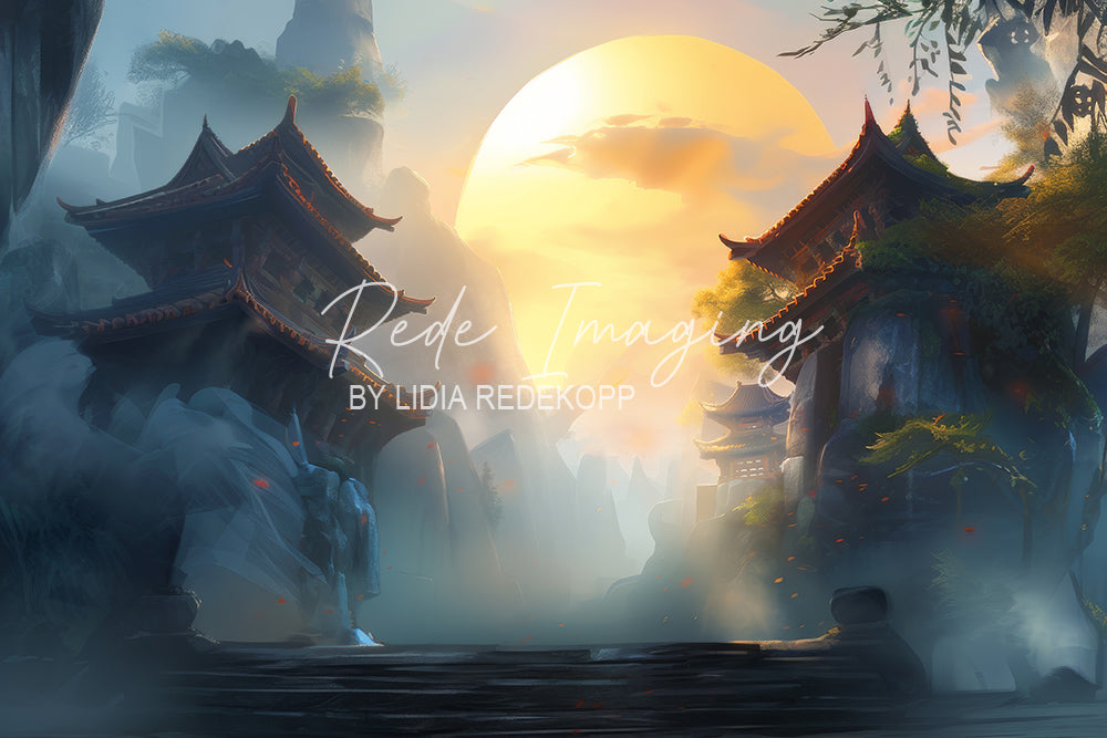 Toile de fond pour photographie de pailles et d'œufs de Pâques d'Avezano conçue par Polly Ro Design