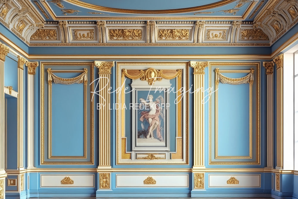 Toile de fond pour photographie de pailles et d'œufs de Pâques d'Avezano conçue par Polly Ro Design