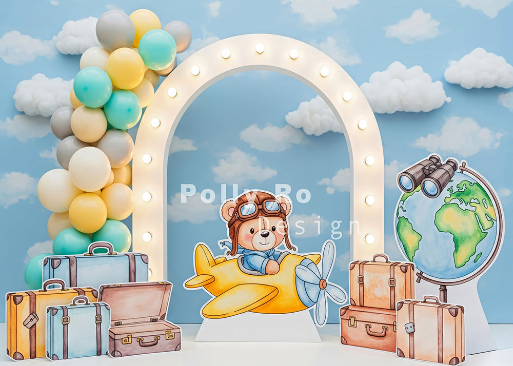 Toile de fond pour photographie de pailles et d'œufs de Pâques d'Avezano conçue par Polly Ro Design