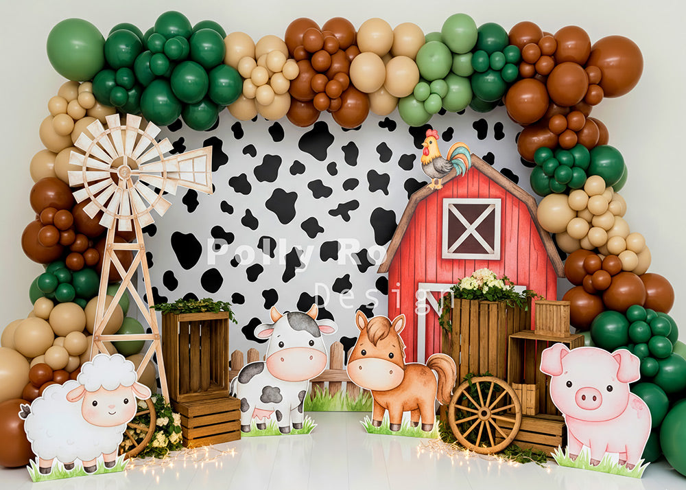 Toile de fond pour photographie de pailles et d'œufs de Pâques d'Avezano conçue par Polly Ro Design