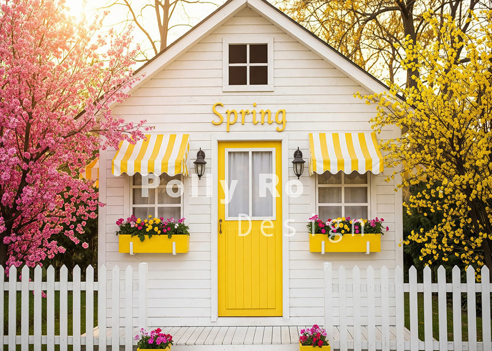 Toile de fond pour photographie de pailles et d'œufs de Pâques d'Avezano conçue par Polly Ro Design