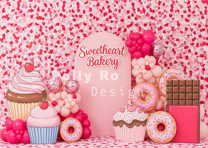 Avezano Sweetheart Bakery Pastel Dessert Balloon Photography Backdrop Designed By Polly Ro Design