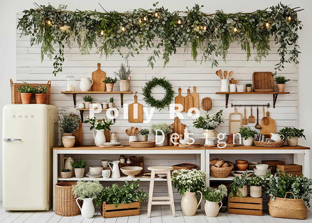 Toile de fond pour photographie de pailles et d'œufs de Pâques d'Avezano conçue par Polly Ro Design