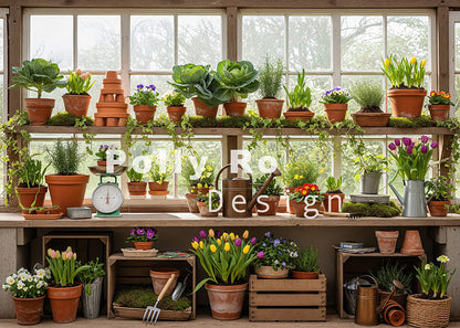 Toile de fond pour photographie de pailles et d'œufs de Pâques d'Avezano conçue par Polly Ro Design