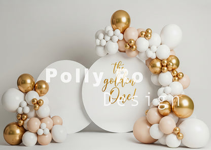 Toile de fond pour photographie de baiser de roses et de ballons de la Saint-Valentin d'Avezano conçue par Polly Ro Design