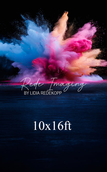 Avezano Vibrant Color Powder Explosion Photography Backdrop Designed By Lidia Redekopp