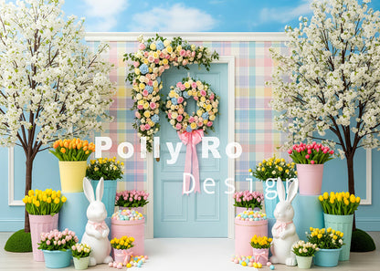 Toile de fond pour photographie de baiser de roses et de ballons de la Saint-Valentin d'Avezano conçue par Polly Ro Design