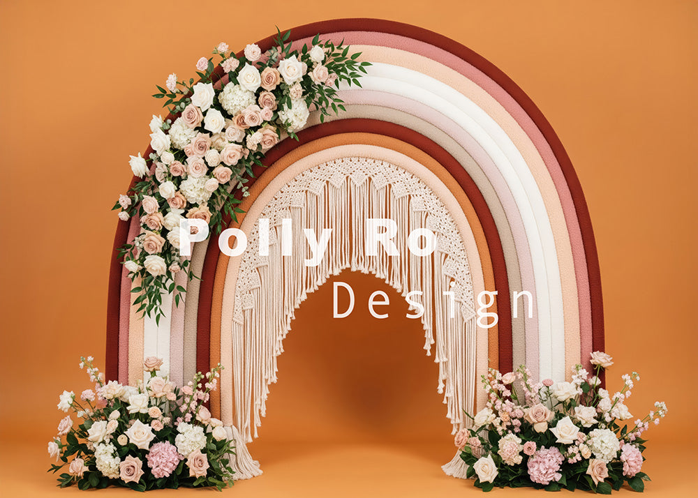 Toile de fond pour photographie de baiser de roses et de ballons de la Saint-Valentin d'Avezano conçue par Polly Ro Design