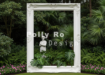 Toile de fond pour photographie de baiser de roses et de ballons de la Saint-Valentin d'Avezano conçue par Polly Ro Design