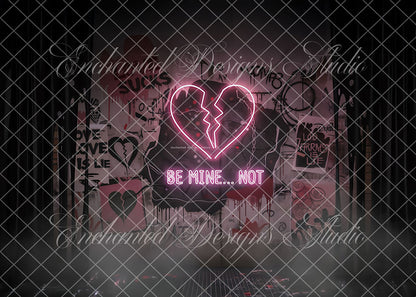 Toile de fond pour photographie de baiser de roses et de ballons de la Saint-Valentin d'Avezano conçue par Polly Ro Design