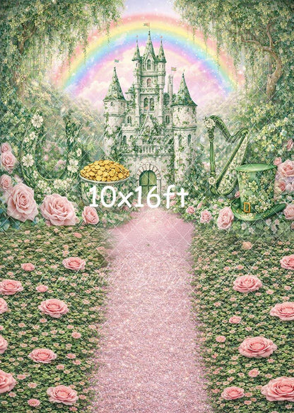 Avezano St. Patrick's Castle Rainbow Backdrop Designed By Enchanted Design Studio