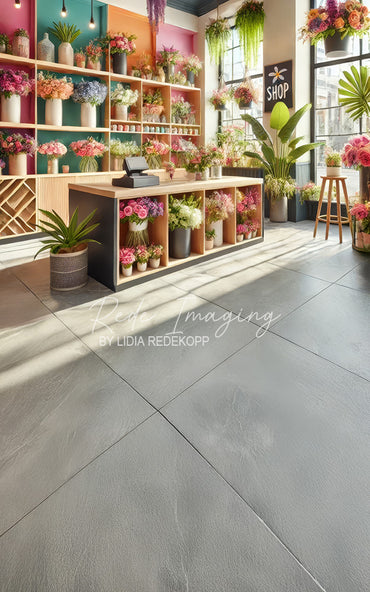 Avezano Floral Shop Interior Photography Backdrop Designed By Lidia Redekopp