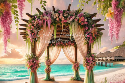 Toile de fond pour photographie de pailles et d'œufs de Pâques d'Avezano conçue par Polly Ro Design