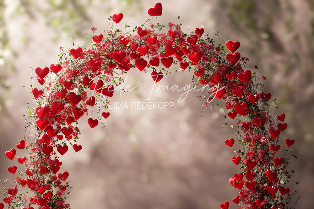 Avezano Pink Rose Flower Archway Photography Backdrop Designed By Lidia Redekopp