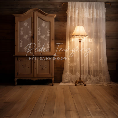 Avezano Vintage Lace Wooden Photography Backdrop Designed By Lidia Redekopp