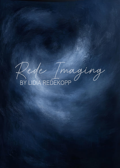 Avezano Deep Blue Moody Cloud Abstract Photography Backdrop Designed By Lidia Redekopp
