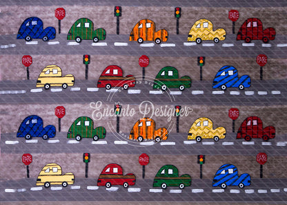 Avezano Cartoon Car Traffic Road Photography Background By Encanto Designer