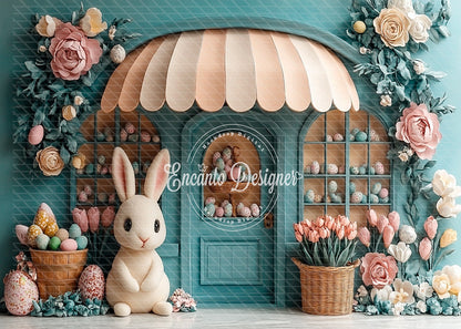Avezano Easter Bunny Egg Shop Photography Background By Encanto Designer
