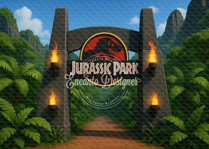 Avezano Realistic Jurassic Park Dinosaur Photography Background By Encanto Designer