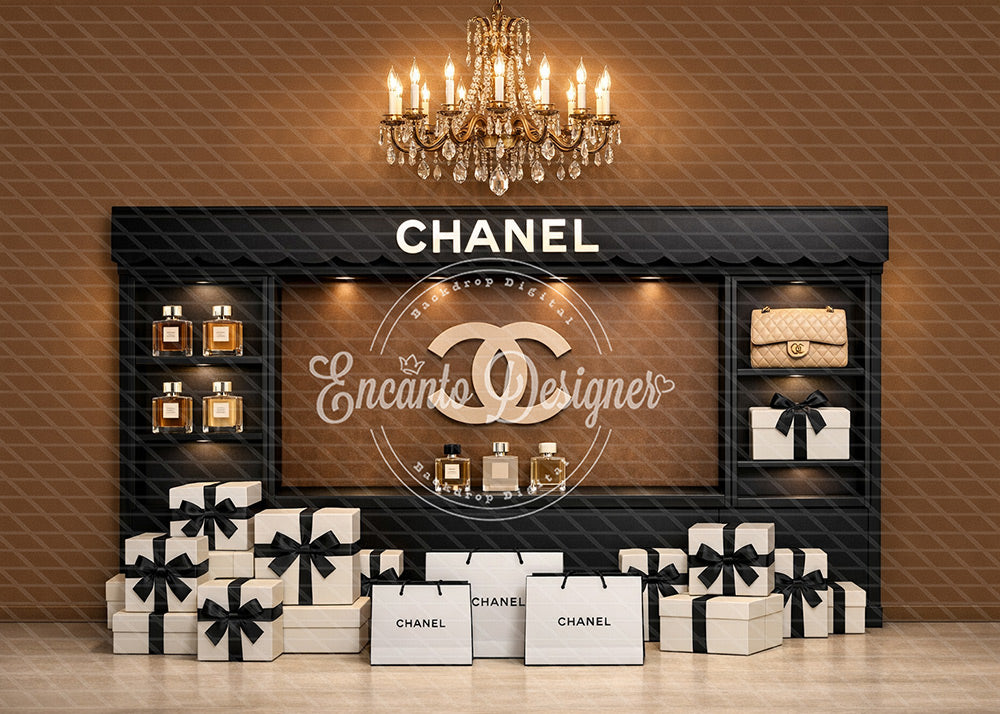 Avezano Luxury Perfume Store Photography Background By Encanto Designer
