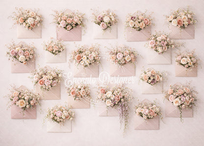 Avezano Floral Envelope Photography Background By Encanto Designer