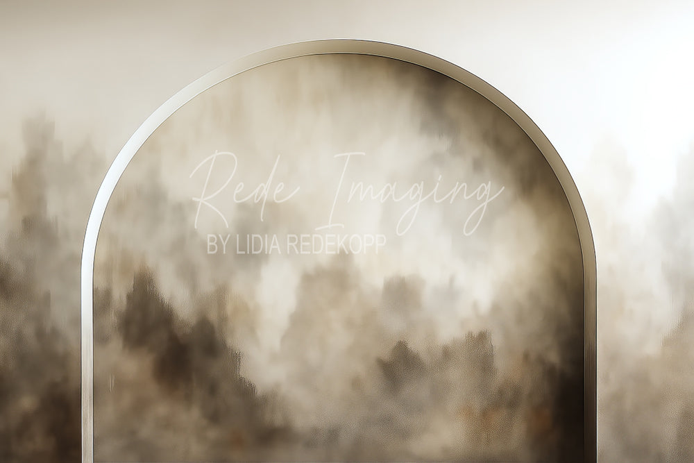 Avezano Neutral Smoke Arch Minimalist Photography Backdrop Designed By Lidia Redekopp