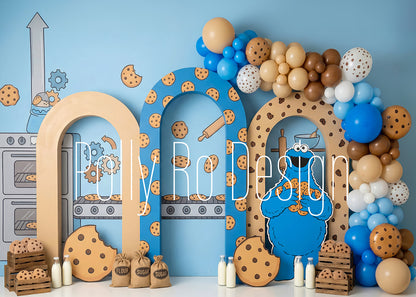 Avezano Cookie Monster Kitchen Photography Backdrop Designed By Polly Ro Design
