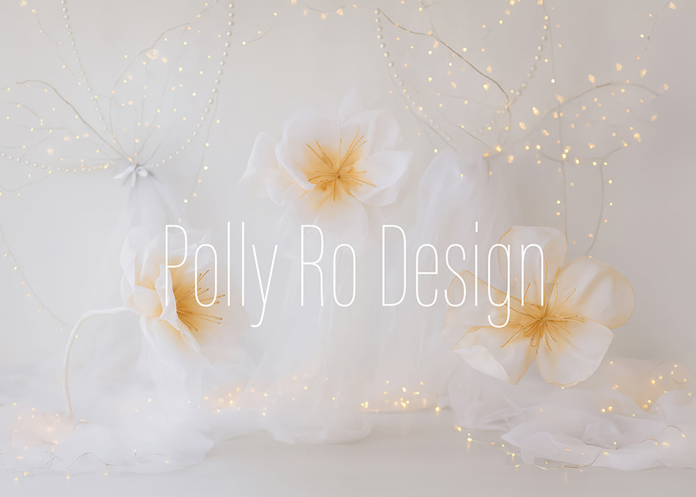 Toile de fond pour photographie de baiser de roses et de ballons de la Saint-Valentin d'Avezano conçue par Polly Ro Design