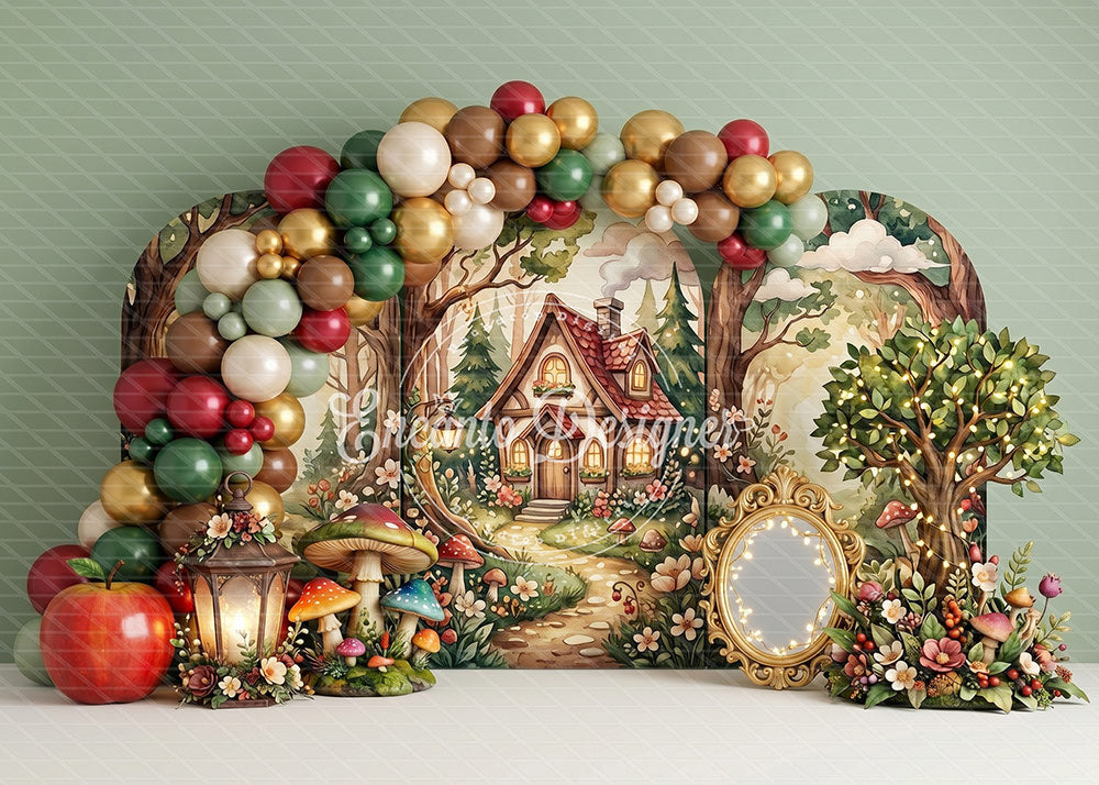 Avezano Enchanted Forest Cottage Photography Background By Encanto Designer