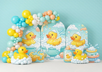 Avezano Rubber Duck Bath Party Photography Background By Encanto Designer