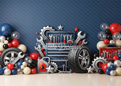 Avezano Mechanic Tool Party Photography Background By Encanto Designer