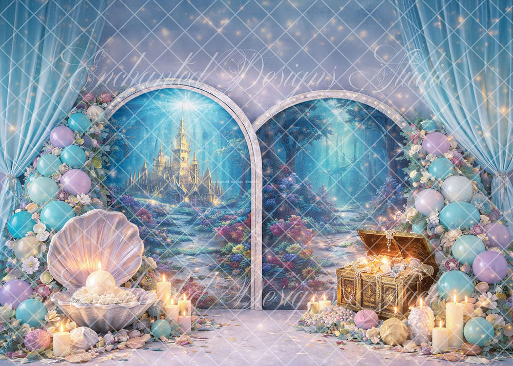 Avezano Fairy Castle Forest Backdrop Designed By Enchanted Design Studio