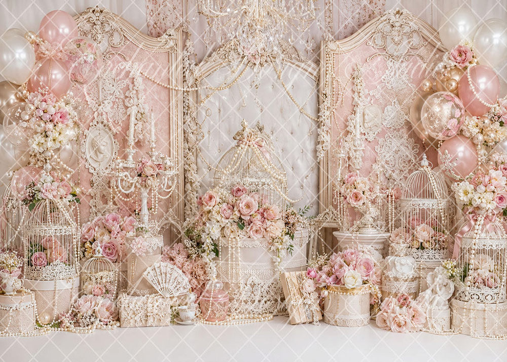 Toile de fond pour photographie de pailles et d'œufs de Pâques d'Avezano conçue par Polly Ro Design