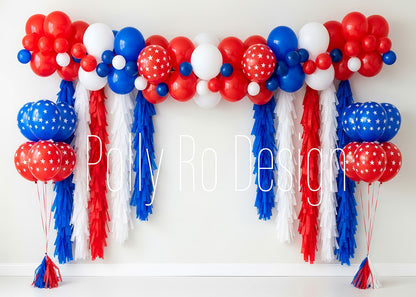 Avezano Fringe Tassel Balloon Arch Photography Backdrop Designed By Polly Ro Design