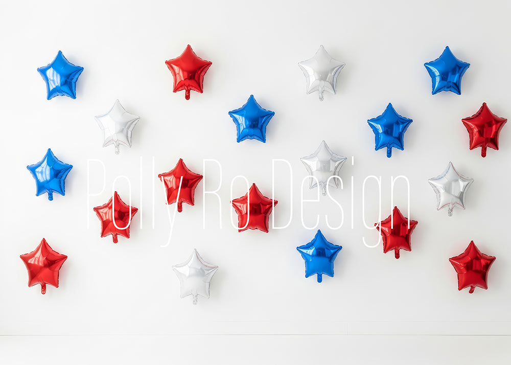 Avezano Star Foil Balloon Minimal Photography Backdrop Designed By Polly Ro Design