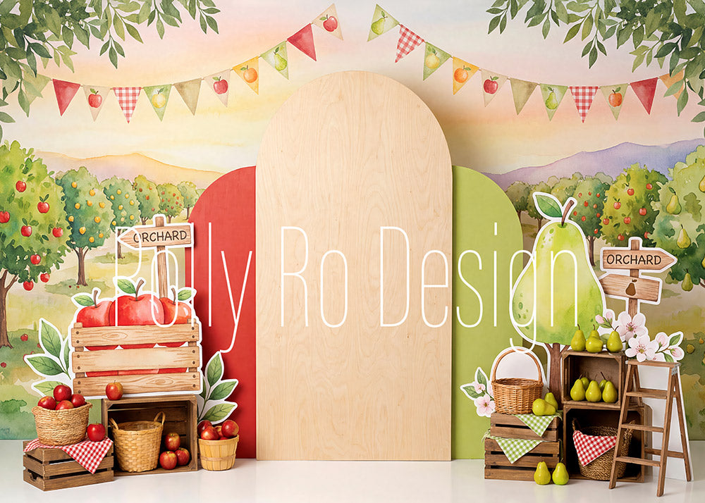 Avezano Fruit Orchard Farm Photography Backdrop Designed By Polly Ro Design