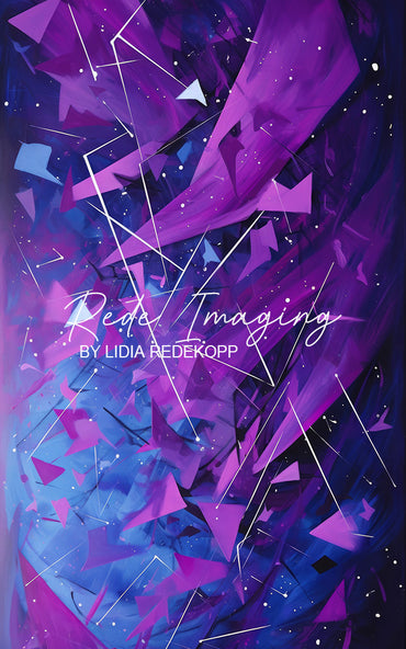 Avezano Purple Blue Geometric Triangle Abstract Photography Backdrop Designed By Lidia Redekopp