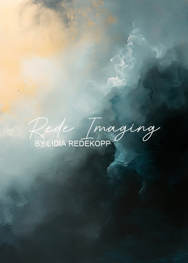 Avezano Dark Teal Gold Moody Cloud Abstract Canvas Photography Backdrop Designed By Lidia Redekopp