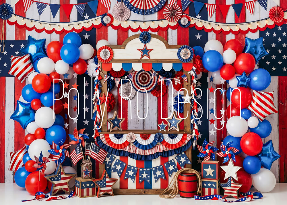 Toile de fond pour photographie de baiser de roses et de ballons de la Saint-Valentin d'Avezano conçue par Polly Ro Design