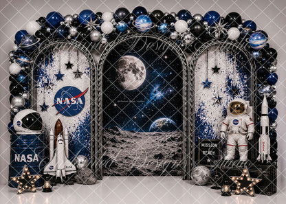 Avezano Space Astronaut Theme Backdrop Designed By Enchanted Design Studio