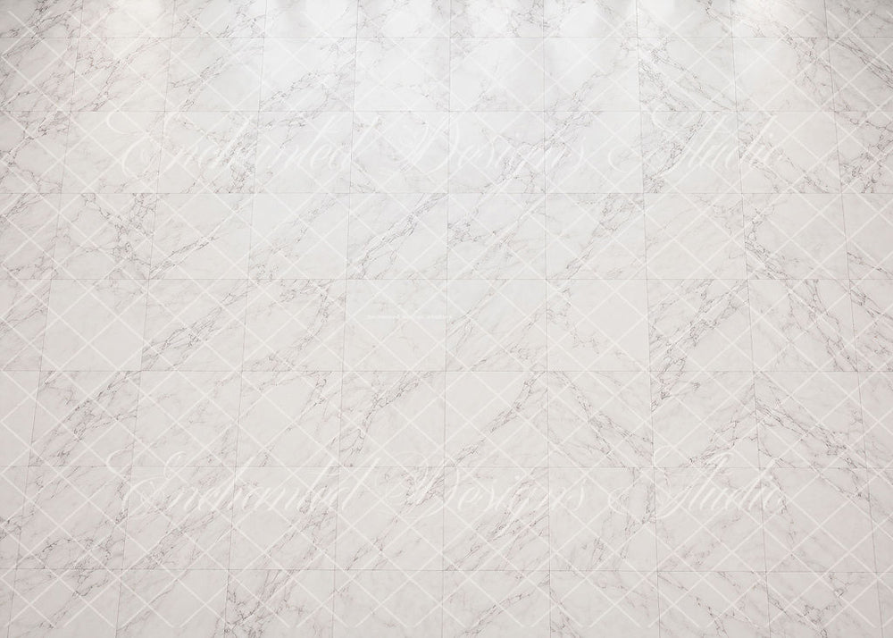 Avezano White Marble Tile Floor Backdrop Designed By Enchanted Design Studio