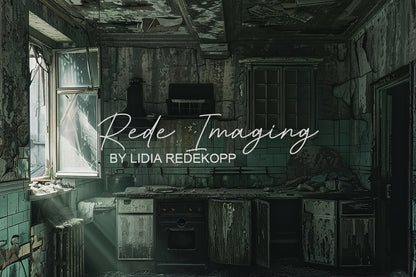 Avezano Abandoned Ruined Dark Kitchen Backdrop Designed By Lidia Redekopp