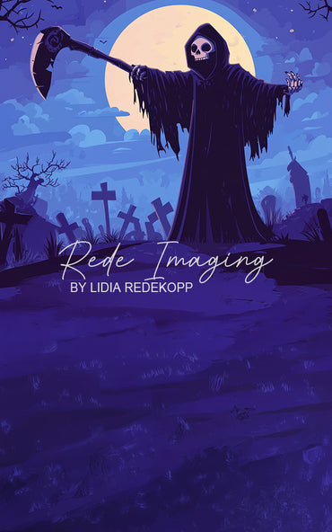 Avezano Grim Reaper Graveyard Halloween Backdrop Designed By Lidia Redekopp